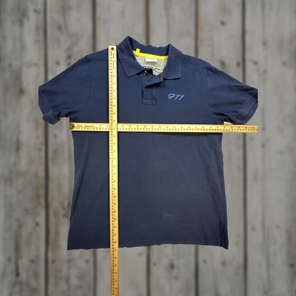 Porsche Design VINTAGE? (no) Porsche Design polo shirt Driver's Selection 911 Logo Short Sleeve M Blue 100% Cotton Men Polo Shirt Accessories Logo Regular Mens Size US M / EU 48-50 / 2 - 1 Thumbnail