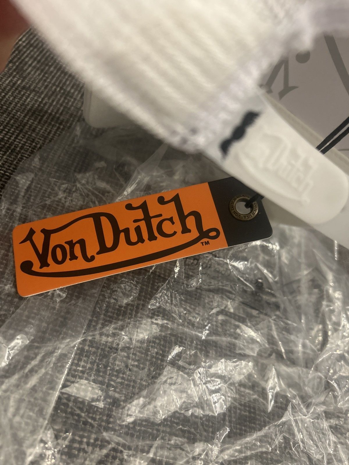 Von Dutch New Von Dutch Trucker Hat White! Size ONE SIZE - 2 Thumbnail