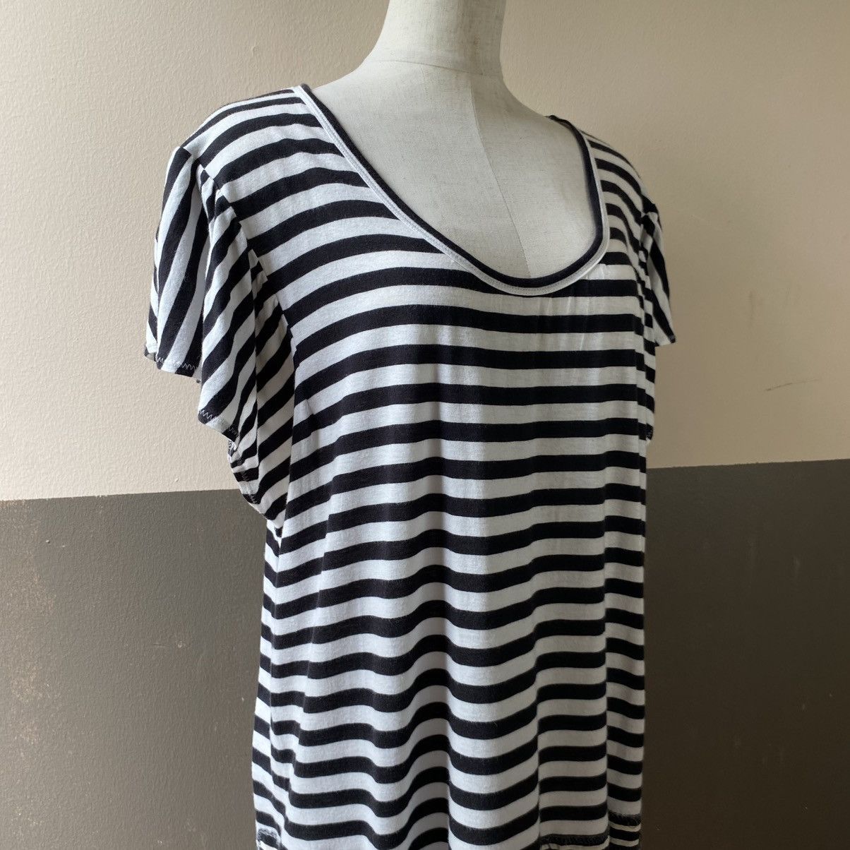 Tsumori Chisato Tsumori Chisato Striped Casual Dress with Contrast Pocket Size XS / US 0-2 / IT 36-38 - 18 Thumbnail