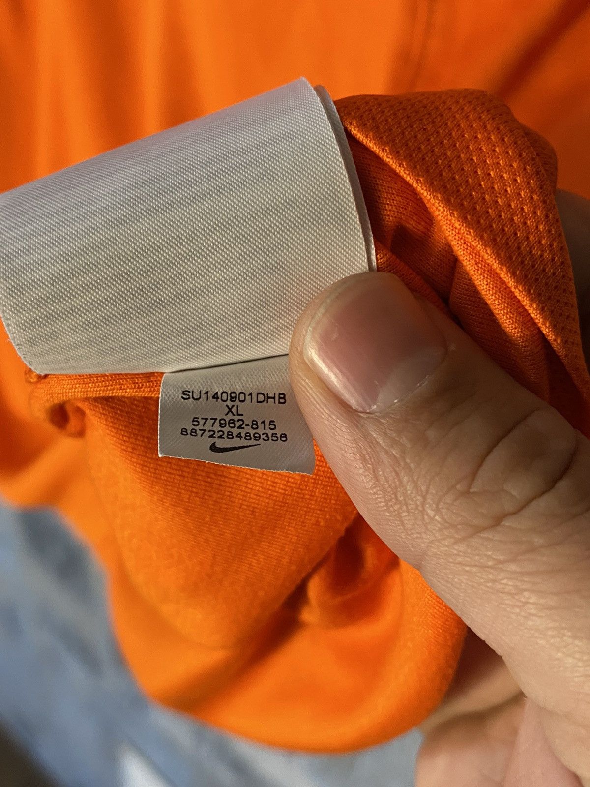 Nike Vintage Netherlands Nike Soccer Jersey Size US XL / EU 56 / 4 - 4 Thumbnail