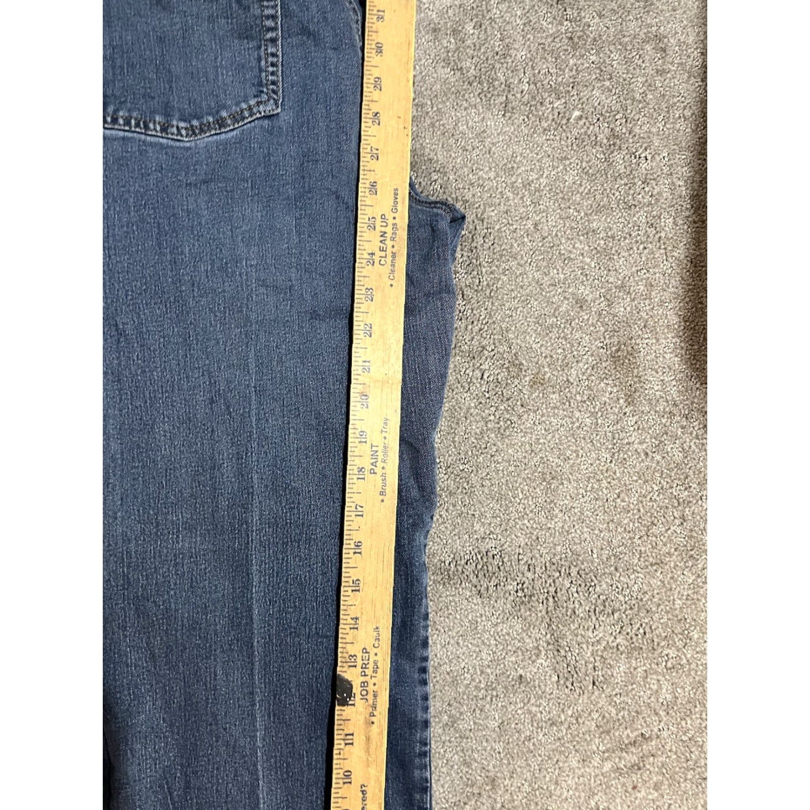 Gloria Vanderbilt Gloria Vanderbilt Jeans Womens 14 Short Amanda Straight Denim Medium Wash EUC Size 36" / US 14 / IT 50 - 7 Thumbnail