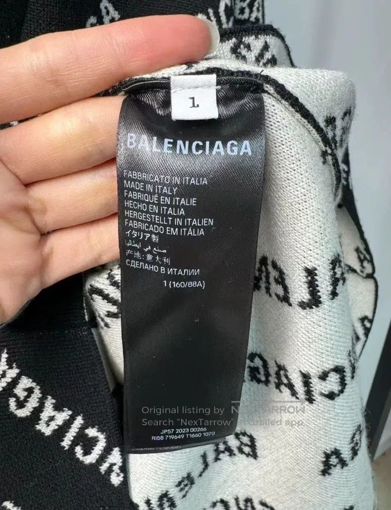 Balenciaga Balenciaga All-over Print Cardigan. Size US XS / EU 42 / 0 - 4 Thumbnail