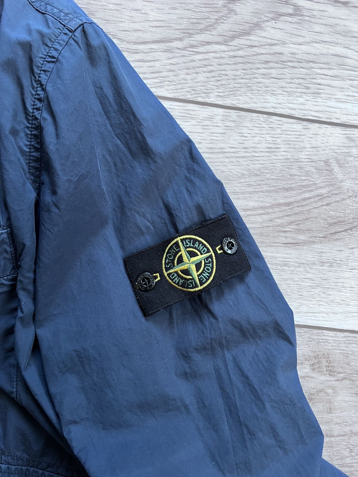 Stone Island × Vintage Stone island tella paracadute blazer jacket Size US L / EU 52-54 / 3 - 9 Thumbnail