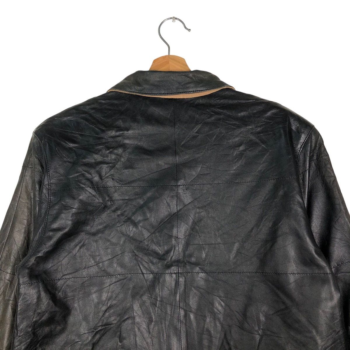 Japanese Brand Cropped Biker Racer Leather Jacket Donna Japan Issey Miyake Size US M / EU 48-50 / 2 - 9 Thumbnail