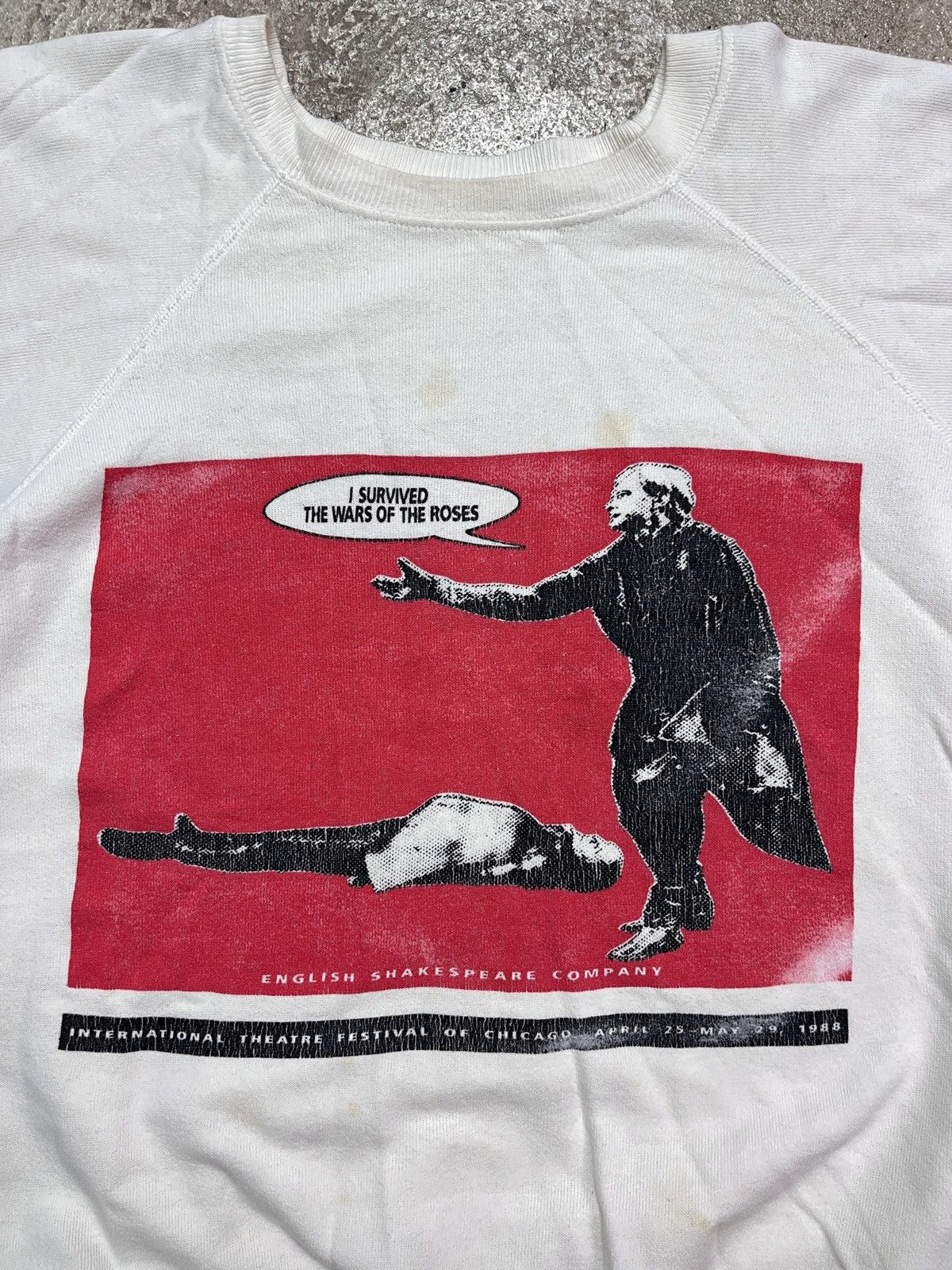 1988 SHAKESPEARE THEATRE CHICAGO FADED SWEATSHIRT - № 1303