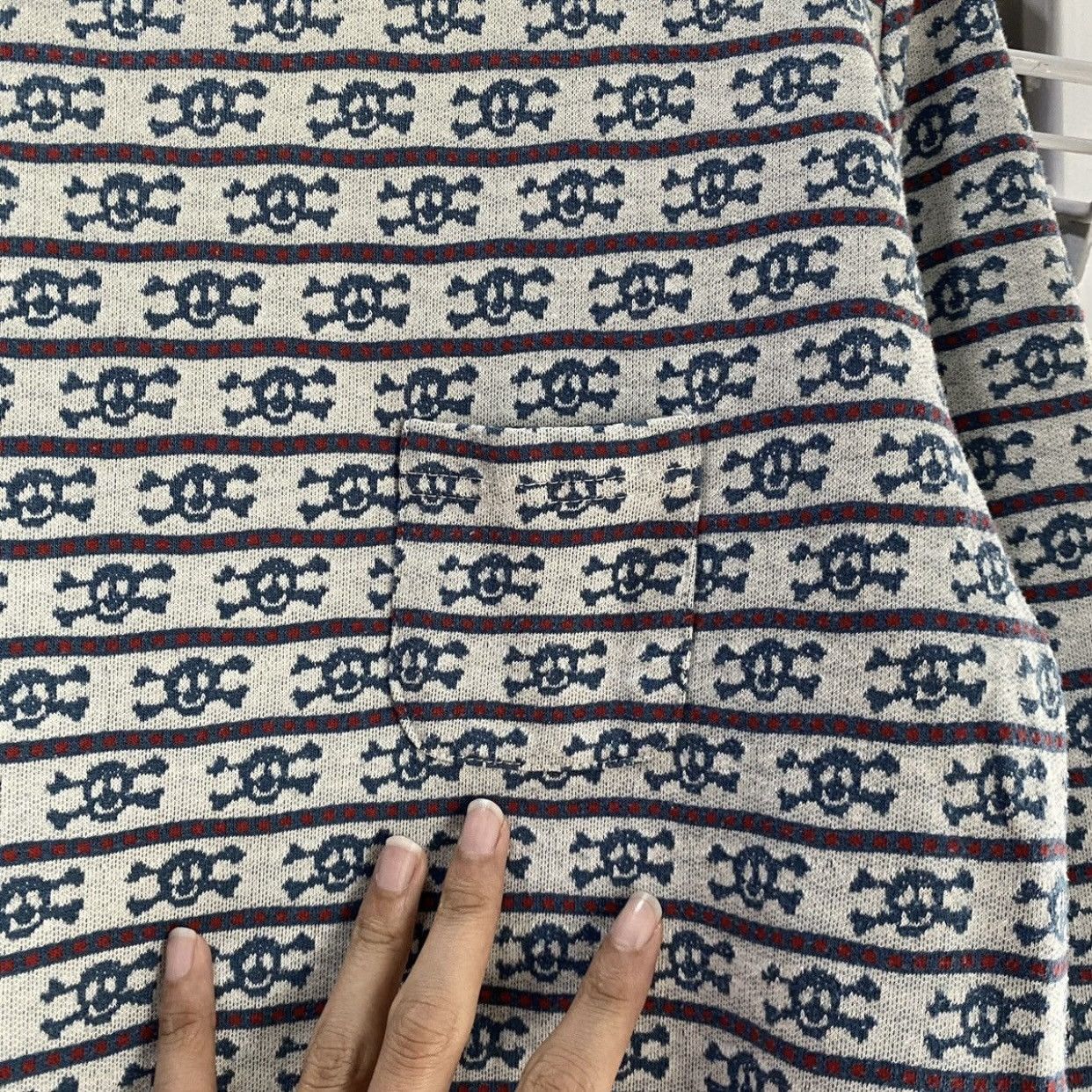 Japanese Brand Vintage Simplicité Plus Japanese Jacquard Pattern Knit Shirt Size US S / EU 44-46 / 1 - 5 Thumbnail