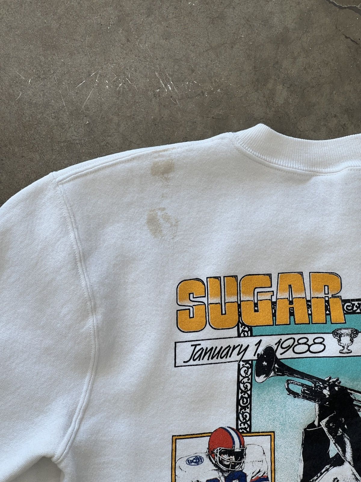 NCAA × Vintage Vintage 1988 Sugar Bowl Auburn vs. Syracuse Crewneck Medium Size US M / EU 48-50 / 2 - 7 Thumbnail