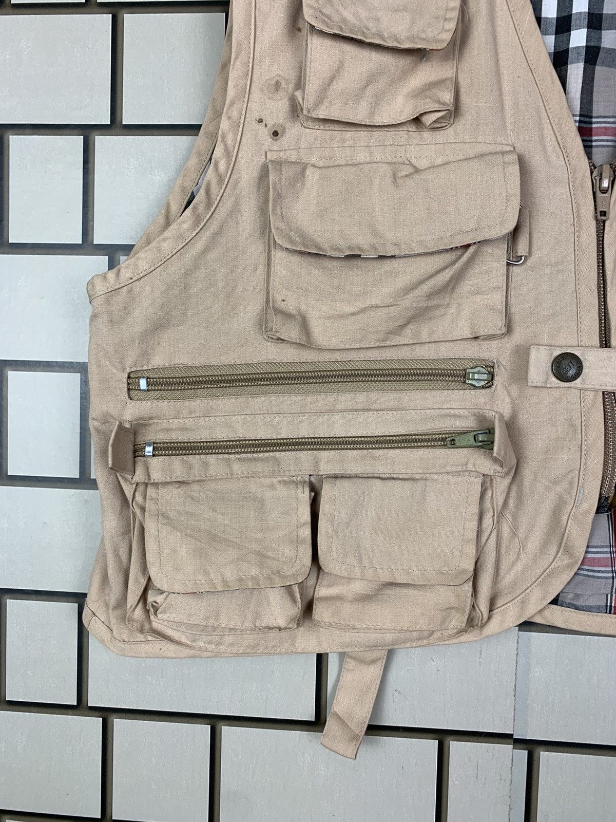 Japanese Brand Vintage Gett Multi Pocket Vest Size US M / EU 48-50 / 2 - 5 Thumbnail