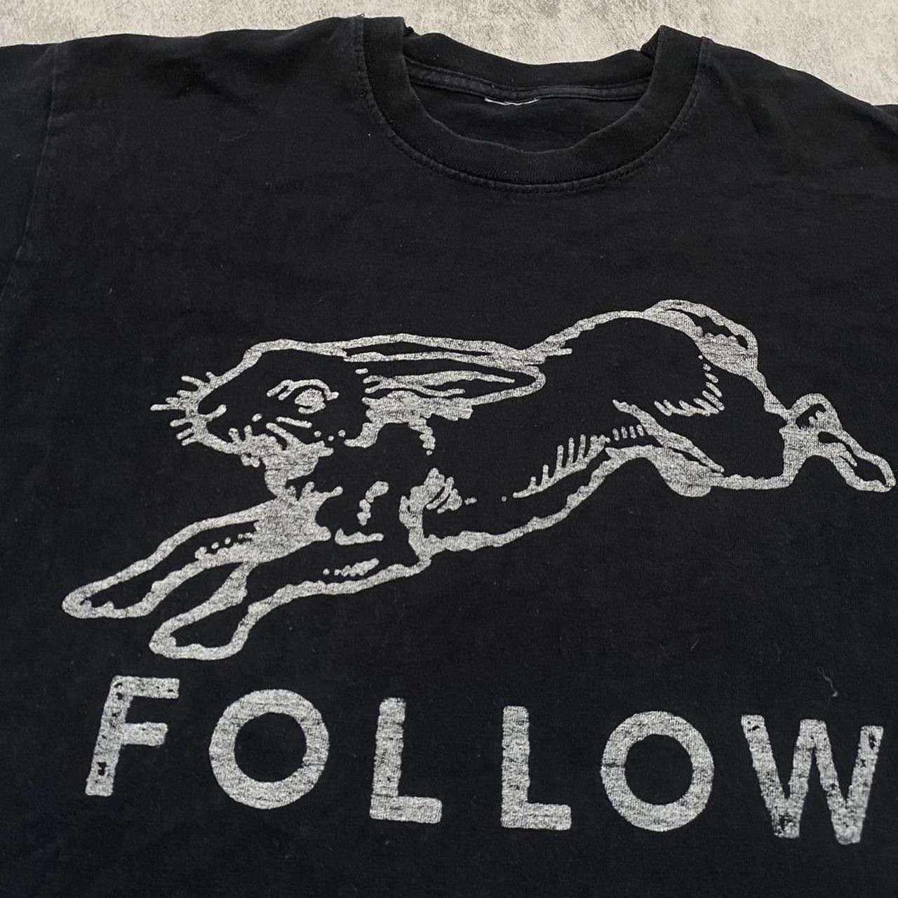 Other Black Follow the Bunny graphic tee Size US S / EU 44-46 / 1 - 3 Thumbnail
