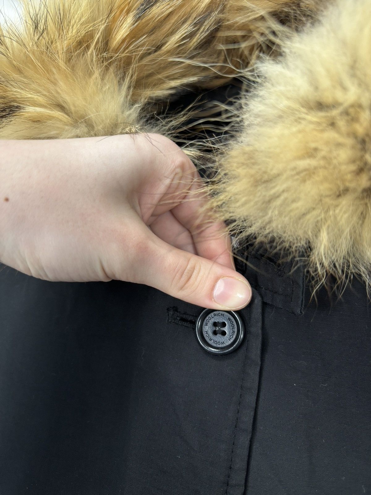 Woolrich Woolen Mills Woolrich Women’s Black Ramar Cloth Arctic Parka Jacket Coat Size S / US 4 / IT 40 - 14 Thumbnail