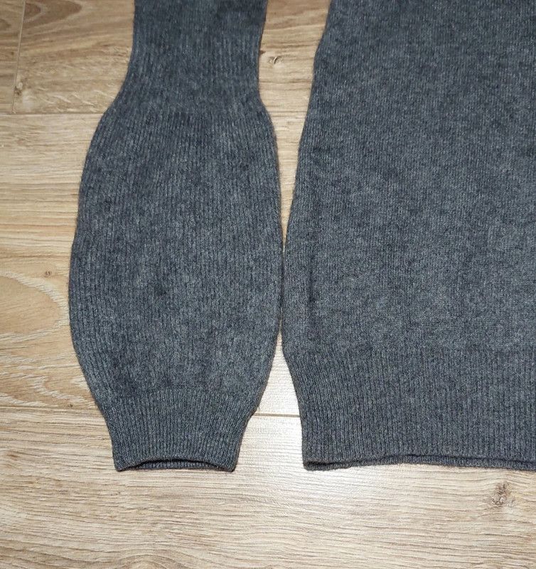 Other 100% cashmere sweater turtleneck jumper gray vintage Size S / US 4 / IT 40 - 4 Thumbnail