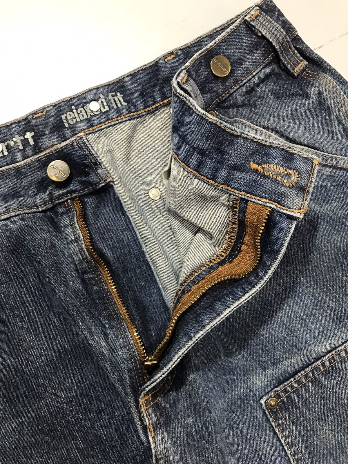 Carhartt Vintage Carhartt double knee workwear denim Size US 36 / EU 52 - 5 Thumbnail