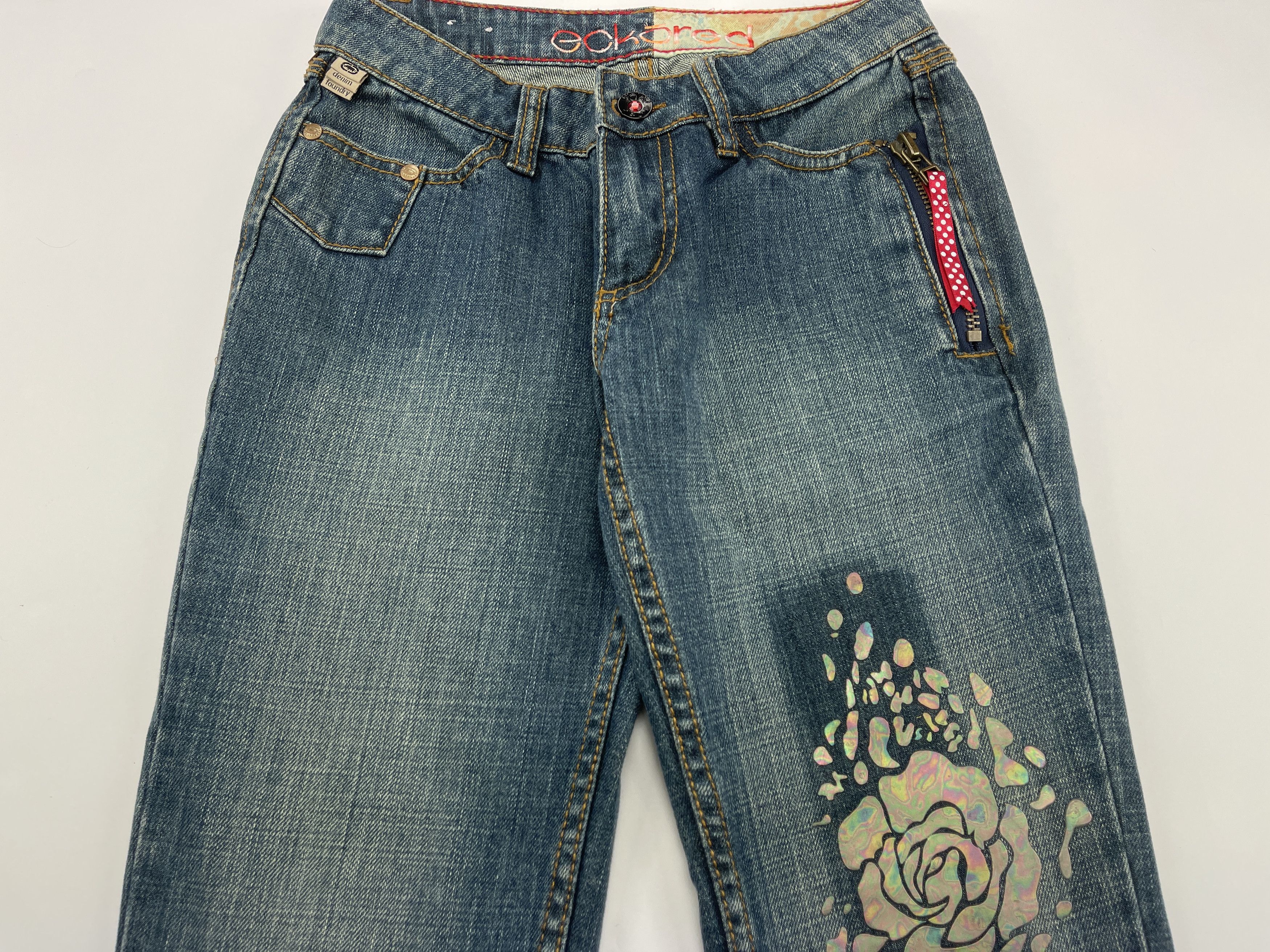 Ecko Unltd. Womens Ecko Unltd jeans, Ecko Red vintage 90s hip hop Y2K 26 Size 26" / US 2 / IT 38 - 10 Thumbnail