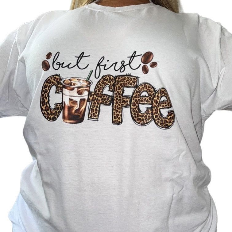 Designer Woman’s iced coffee tee shirt Size M / US 6-8 / IT 42-44 - 1 Preview