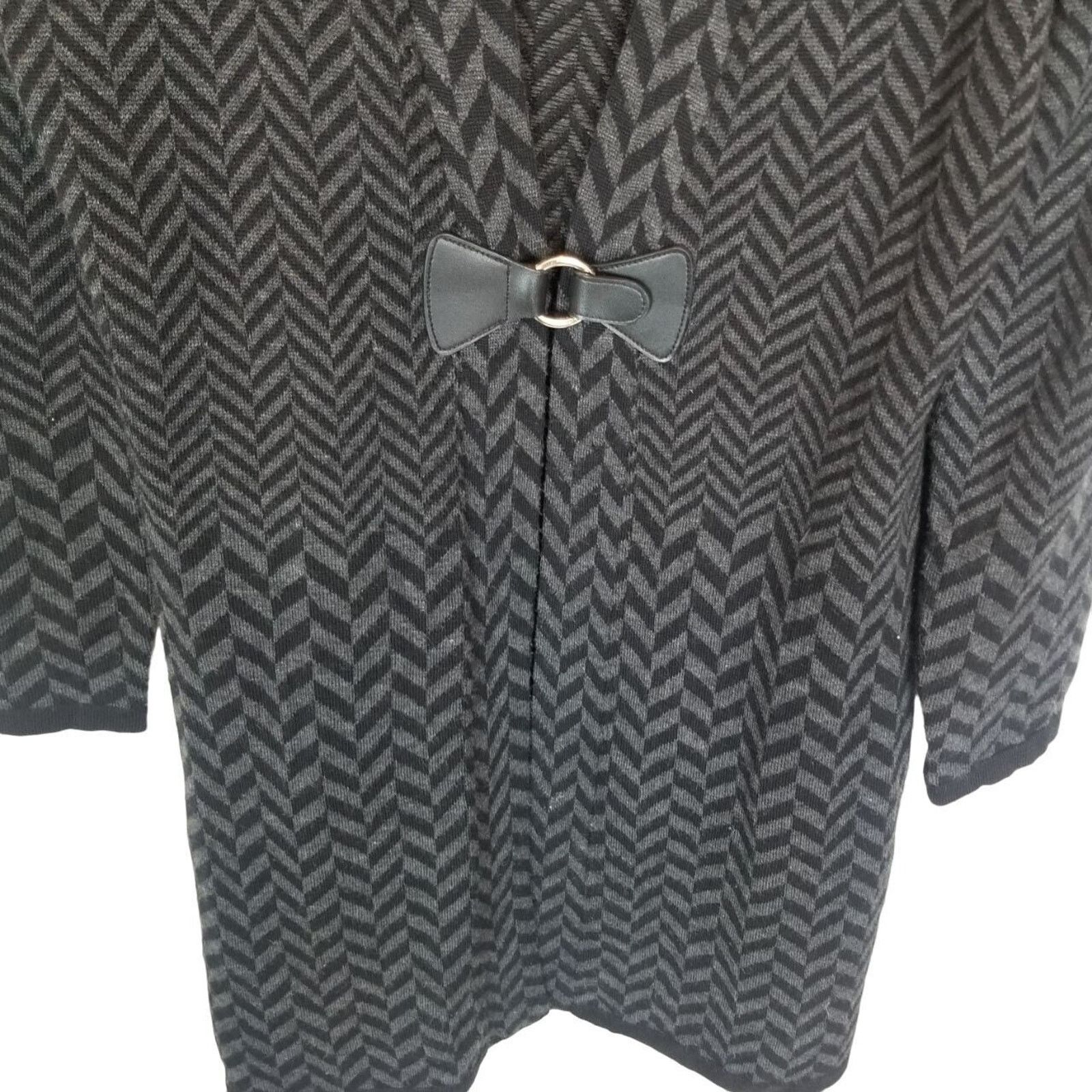 Soft Surroundings Soft Surroundings Womens Wool Bow West Saxton Cardigan M Size M / US 6-8 / IT 42-44 - 4 Thumbnail