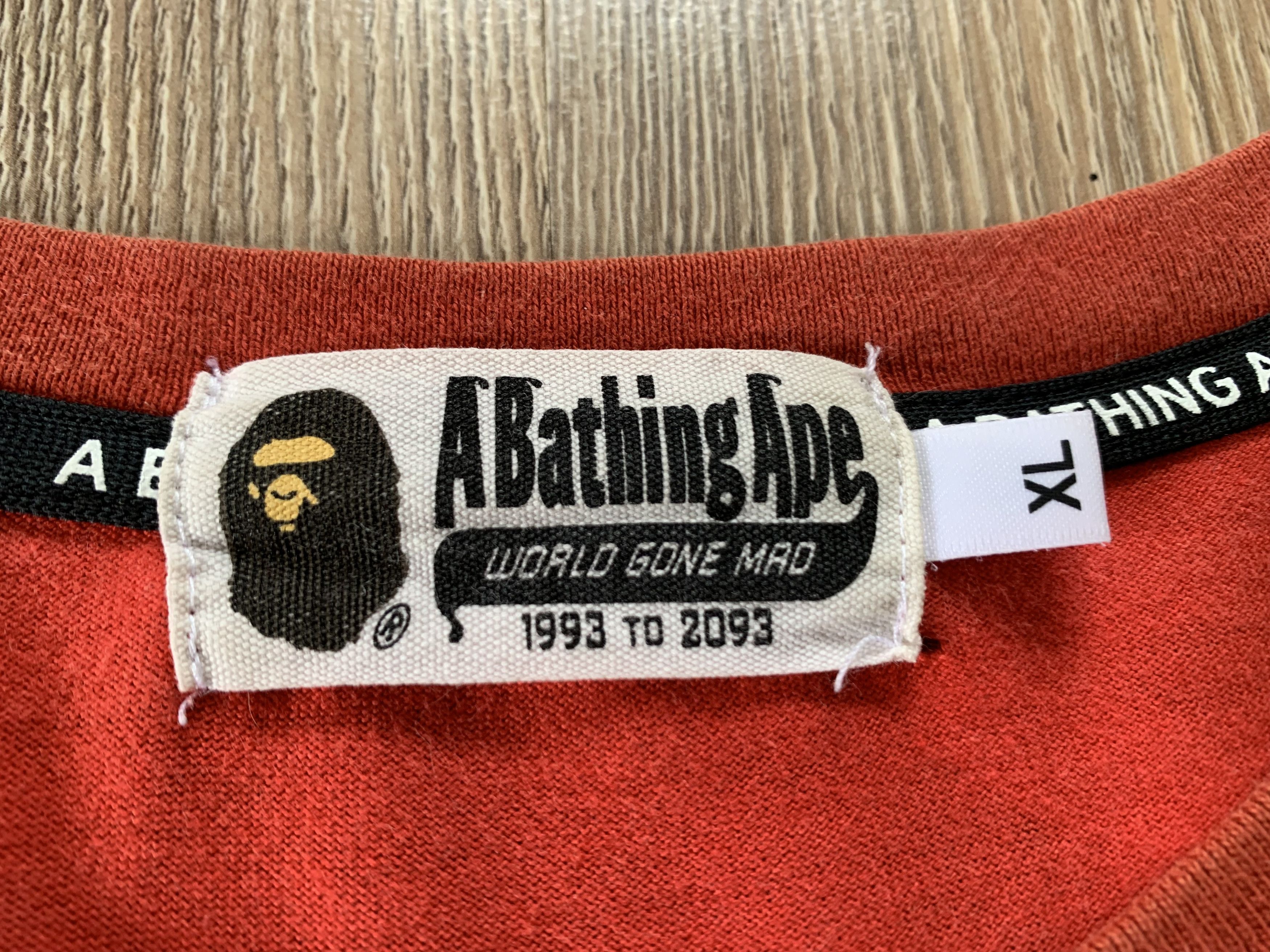 Bape Rare A Bathing Ape Camouflage Shark Craphic T Shirt Size US XL / EU 56 / 4 - 5 Thumbnail