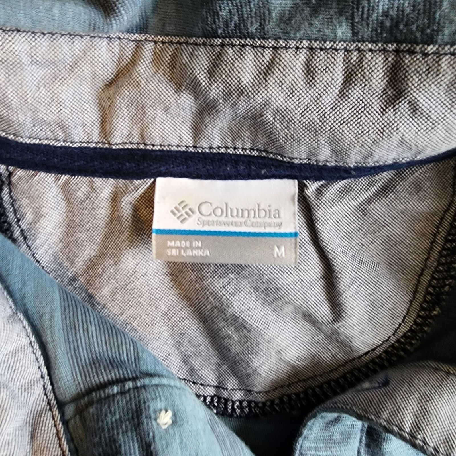 Columbia Columbia Men's Medium Blue Striped Polo Hiking Shirt Size US M / EU 48-50 / 2 - 4 Thumbnail