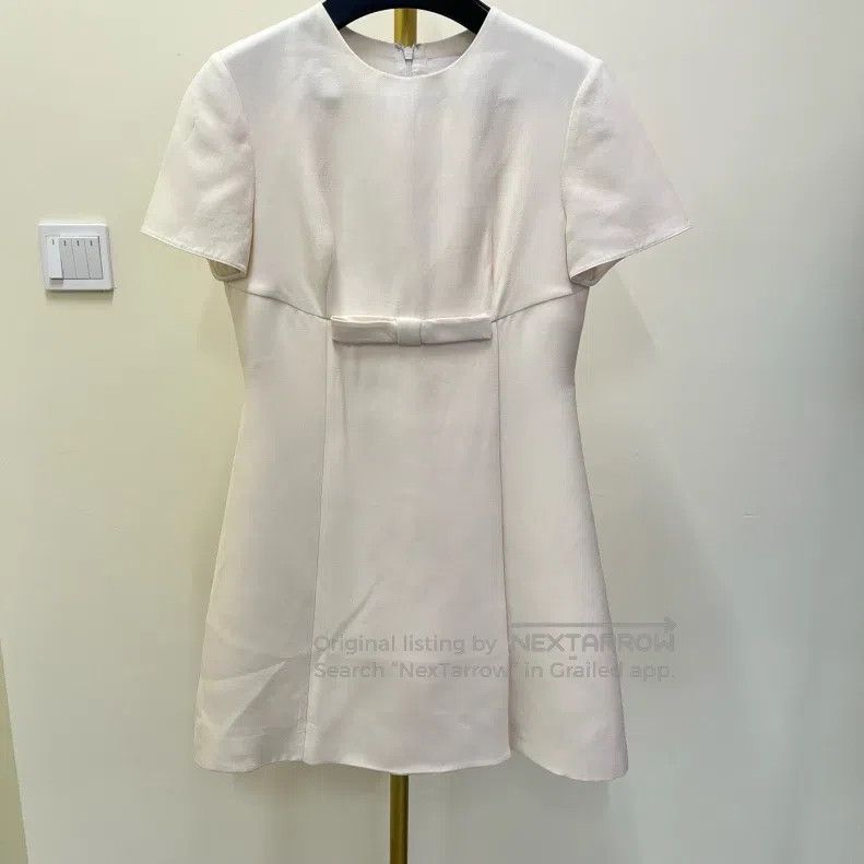 Valentino Valentino Woolen women's dress with white bow Size XS / US 0-2 / IT 36-38 - 1 Thumbnail