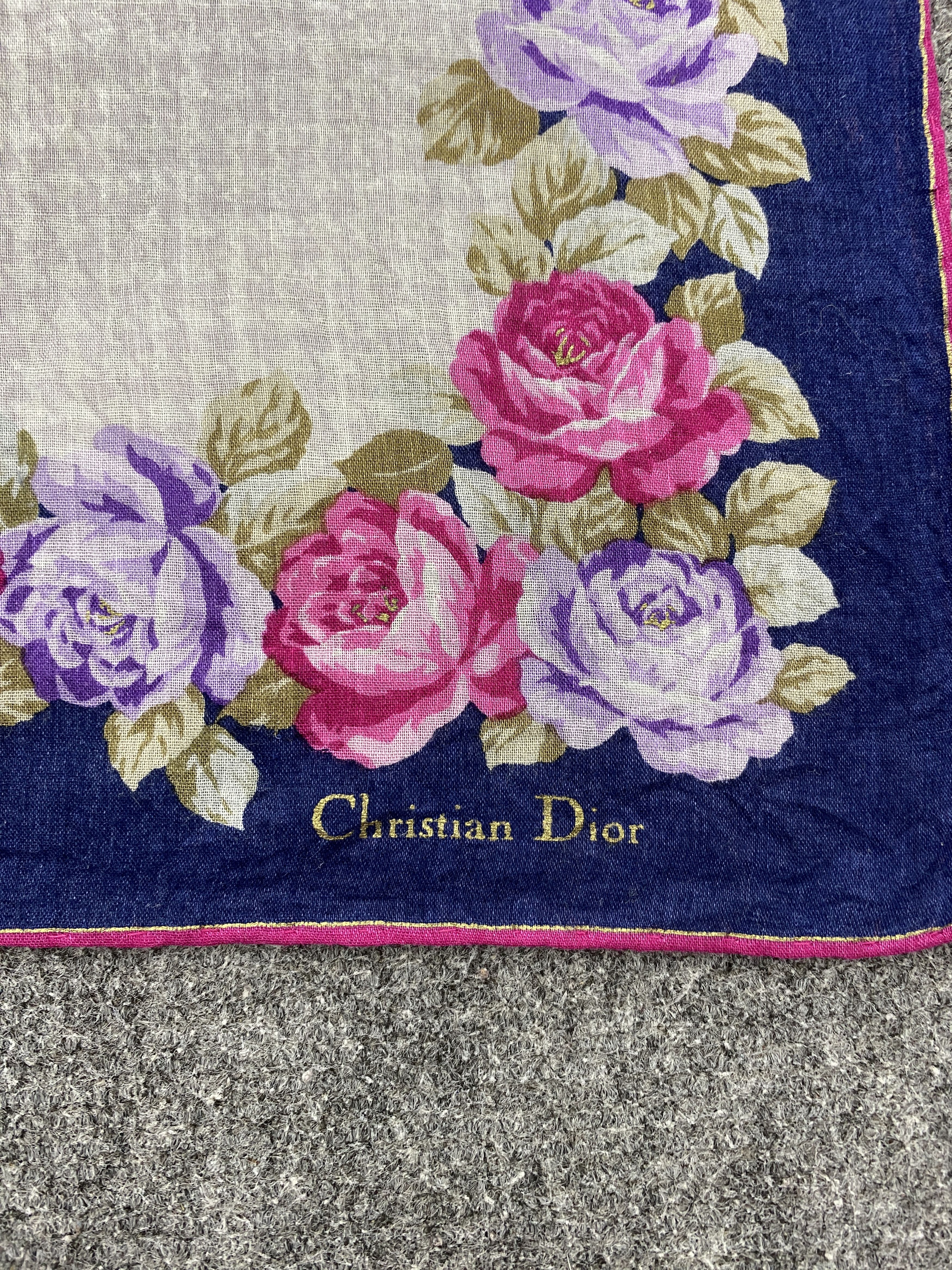 Christian Dior Monsieur Christian Dior Handkerchief / Neckerchief HKC0941 Size ONE SIZE - 5 Thumbnail