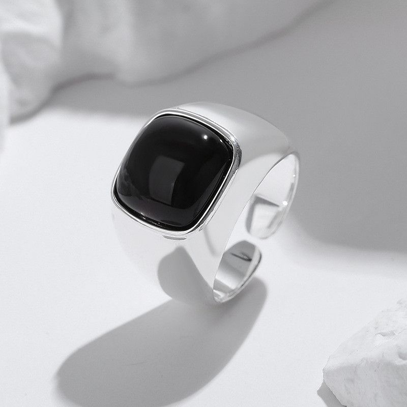 Jewelry Hip-hop Jewelry Rings Open Size Chrome Ring (Size 7-13) Size ONE SIZE - 5 Thumbnail