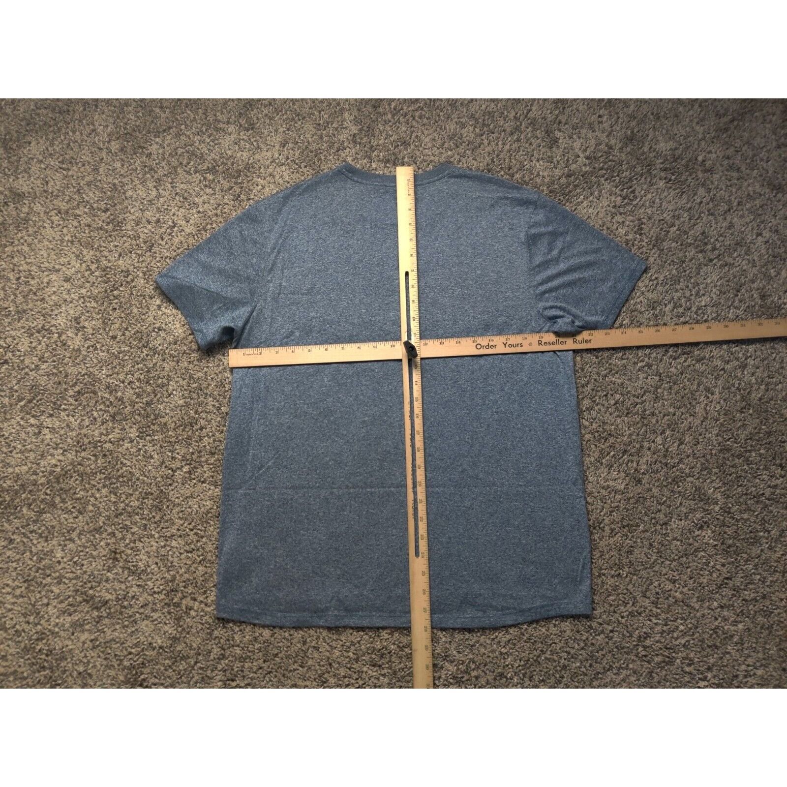 Reebok Reebok Shirt Adult Mens Large Solid Blue Activewear Short Sl Size US L / EU 52-54 / 3 - 8 Thumbnail