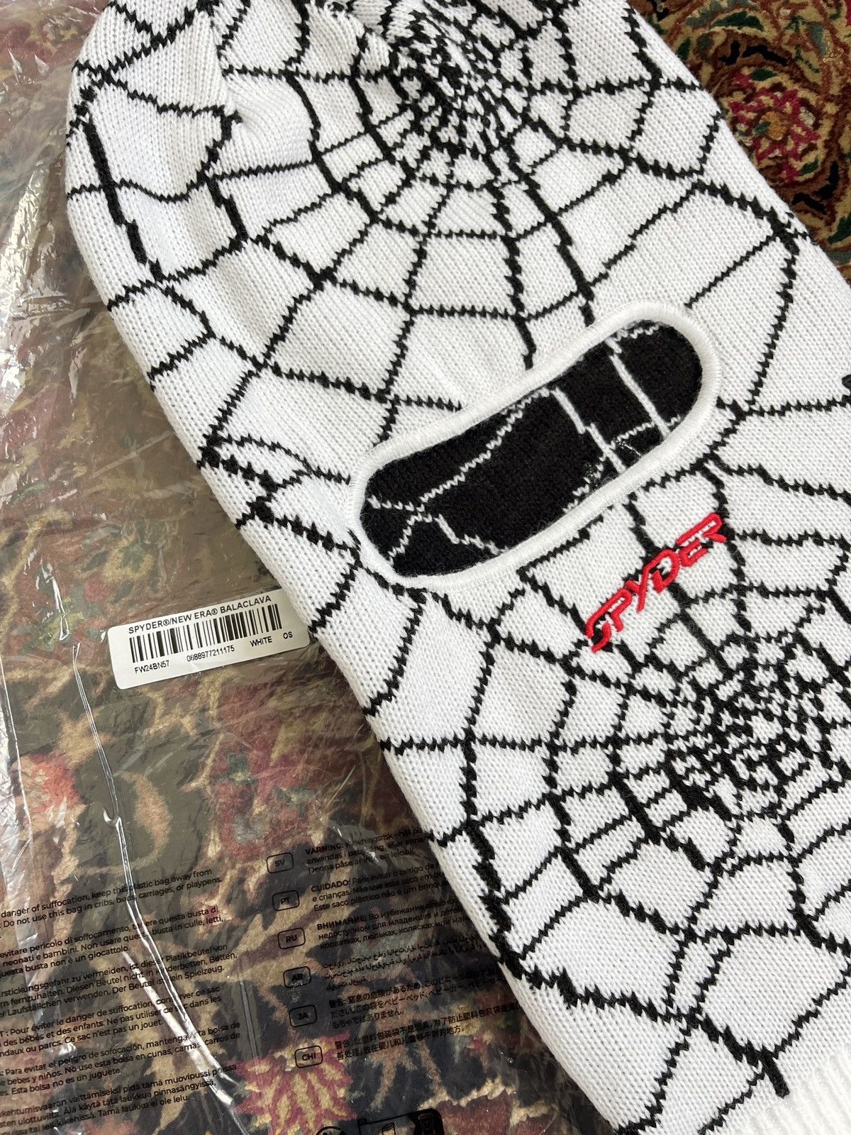 Spyder × Supreme Supreme Balaclava ‘Supreme Spyder Web heavyweight Balaclava’ Size ONE SIZE - 3 Thumbnail