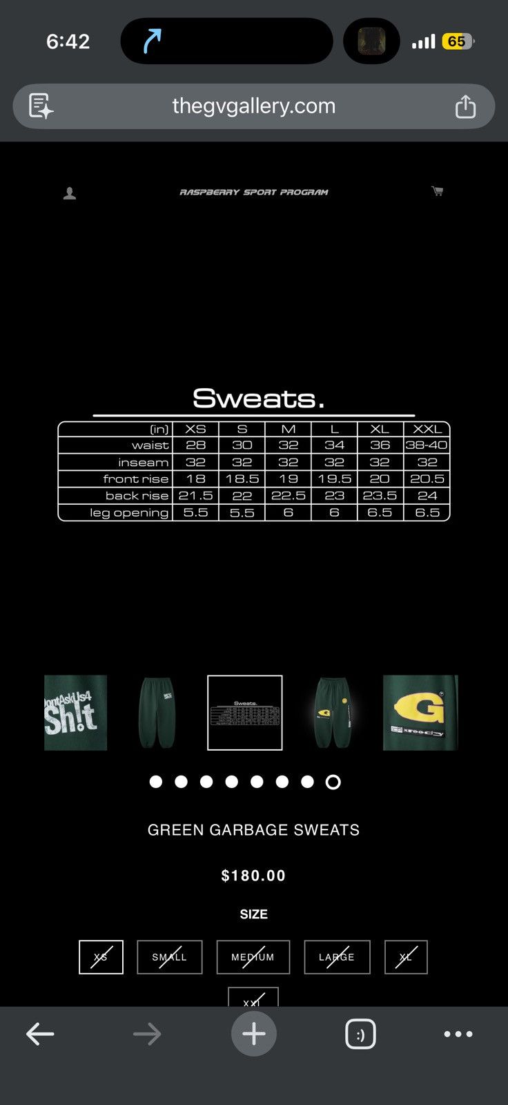 The GV Gallery GV Gallery Raspberry Hills Greedy Unit Garbage Sweatpants Size US 36 / EU 52 - 13 Thumbnail