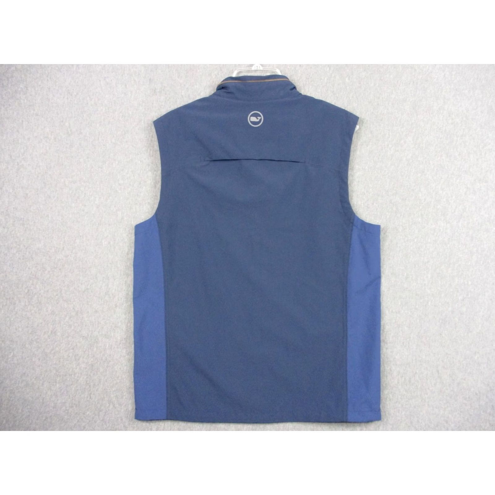 Vineyard Vines Vineyard Vines Jim Nantz by Vineyard Vines Mens Small Brenton Hotel Newport RI Blue Softshell Vest Zip Front Pockets Stand-Up Collar Golf Size US S / EU 44-46 / 1 - 6 Thumbnail