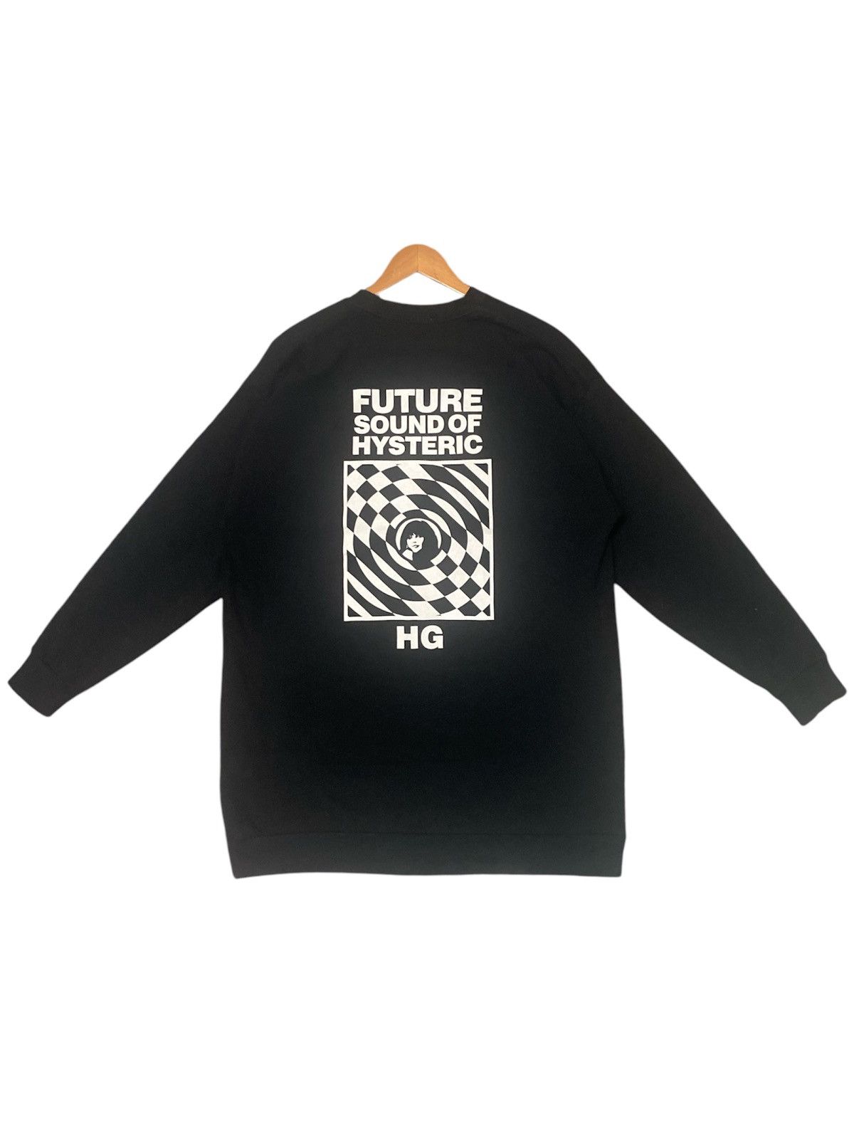 Hysteric Glamour × Japanese Brand × Vintage 💥RARE💥HYSTERIC GLAMOUR “FUTURE SOUND OF HYSTERIC”SWEATSHIRT✨ Size US XXL / EU 58 / 5 - 1 Thumbnail