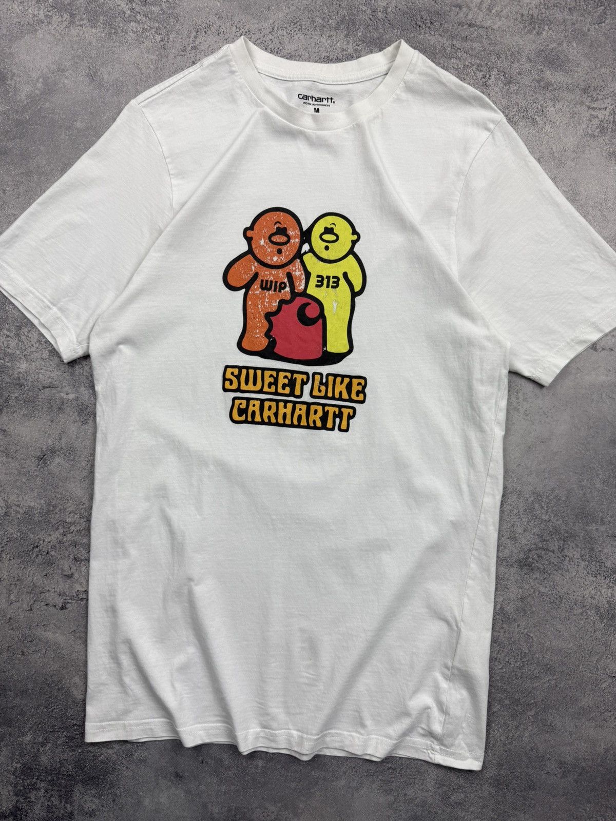 Carhartt Wip Carhartt WIP Big Logo T-Shirt White Tee Y2K Streetwear Skate Size US M / EU 48-50 / 2 - 7 Thumbnail