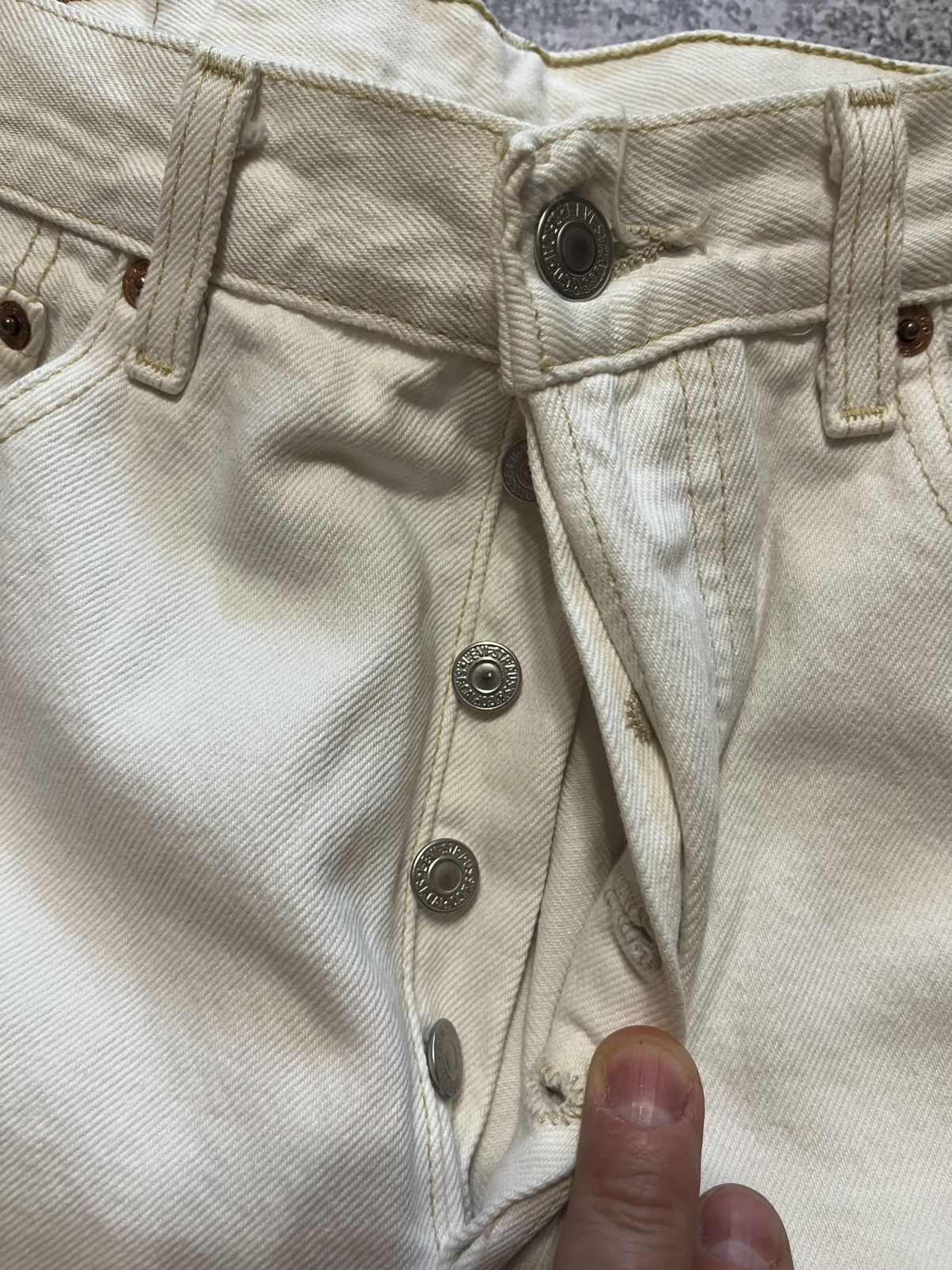 Levi's Vintage Reworked Levi’s 501 denim jeans Size US 32 / EU 48 - 8 Thumbnail