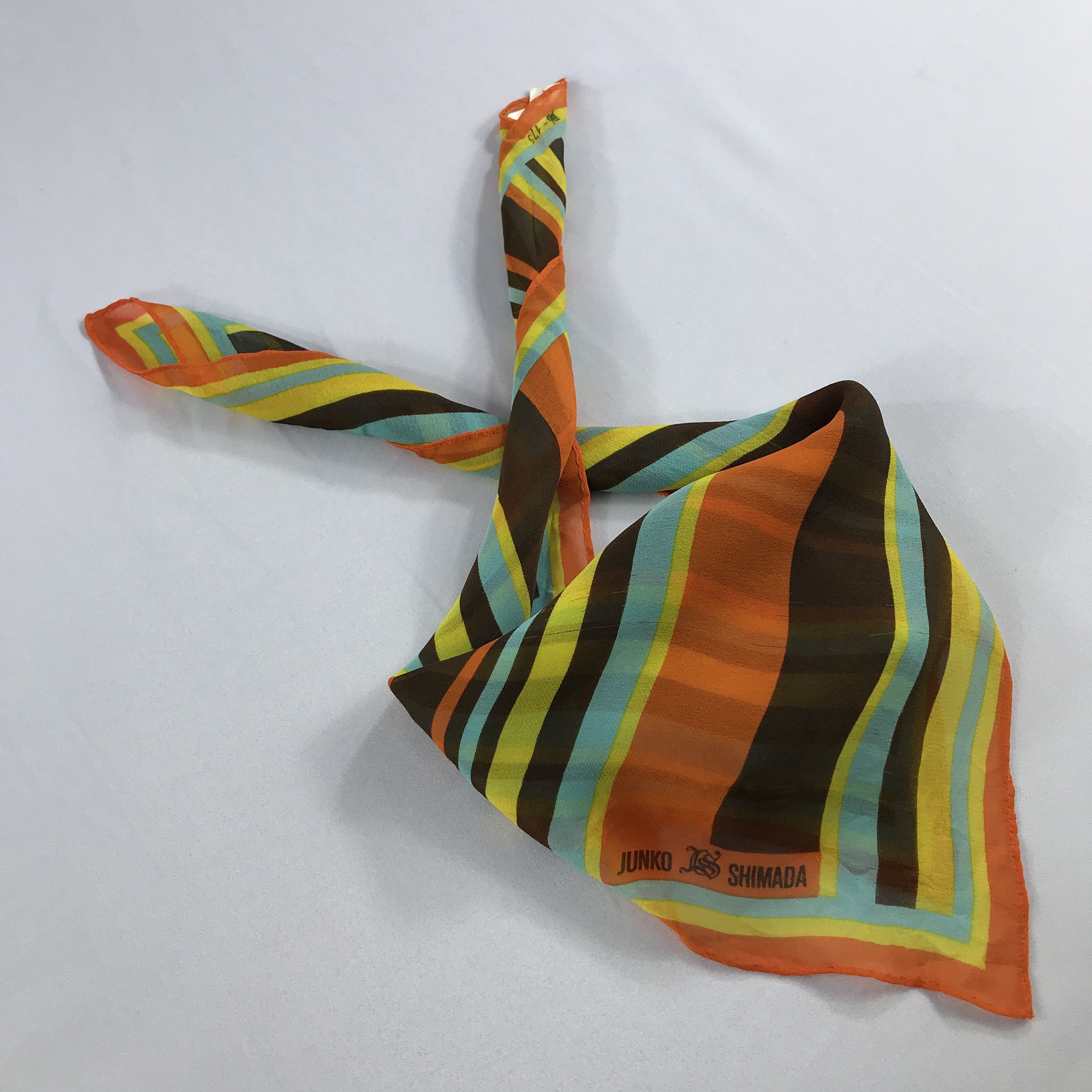 Junko Shimada × Vintage Junko Shimada Bandana / Handkerchief / Neckerchief - S2710 Size ONE SIZE - 4 Thumbnail