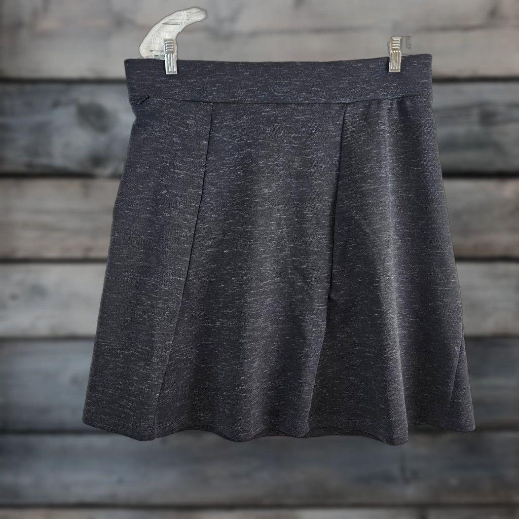 Royal Robbins Royal Robbins Womens Geneva Ponte Skirt Sz L Gray Pull On Pocket Short A-Line Skirt Womens Size 36" / US 14 / IT 50 - 1 Thumbnail