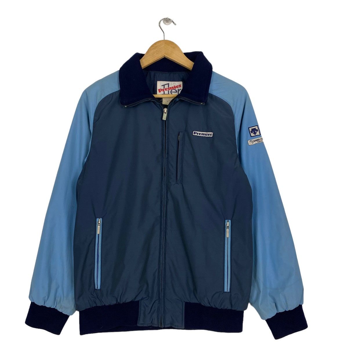 Descente Vintage 90s Primier Ler By Descente Light Zipper Jacket Size US M / EU 48-50 / 2 - 1 Thumbnail