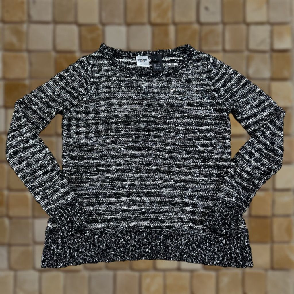 Harley Davidson HARLEY-DAVIDSON Women's Pullover Sweater Luxe Sequins L Multicolor 96312-15VW Size L / US 10 / IT 46 - 1 Thumbnail