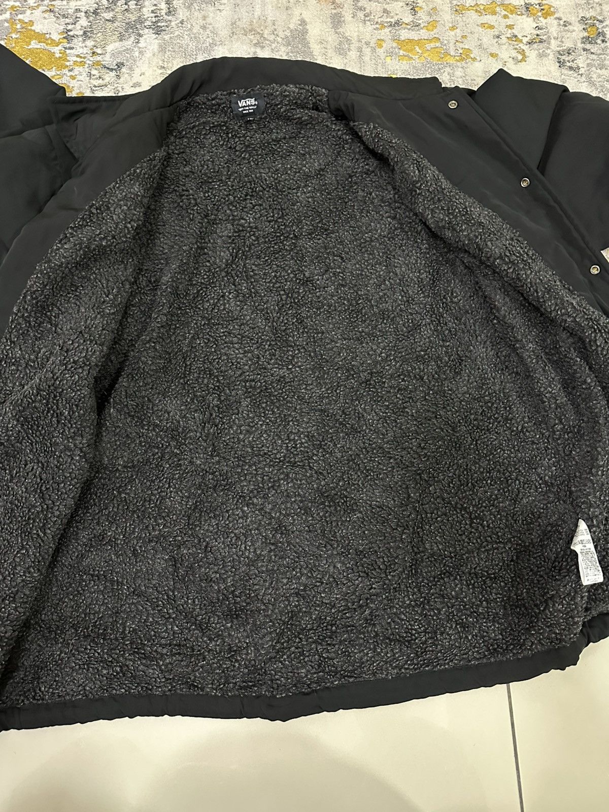 Vans Vans Coach Jacket Checkerboard Logo Sherpa InnerDesign Skate Size US M / EU 48-50 / 2 - 8 Thumbnail