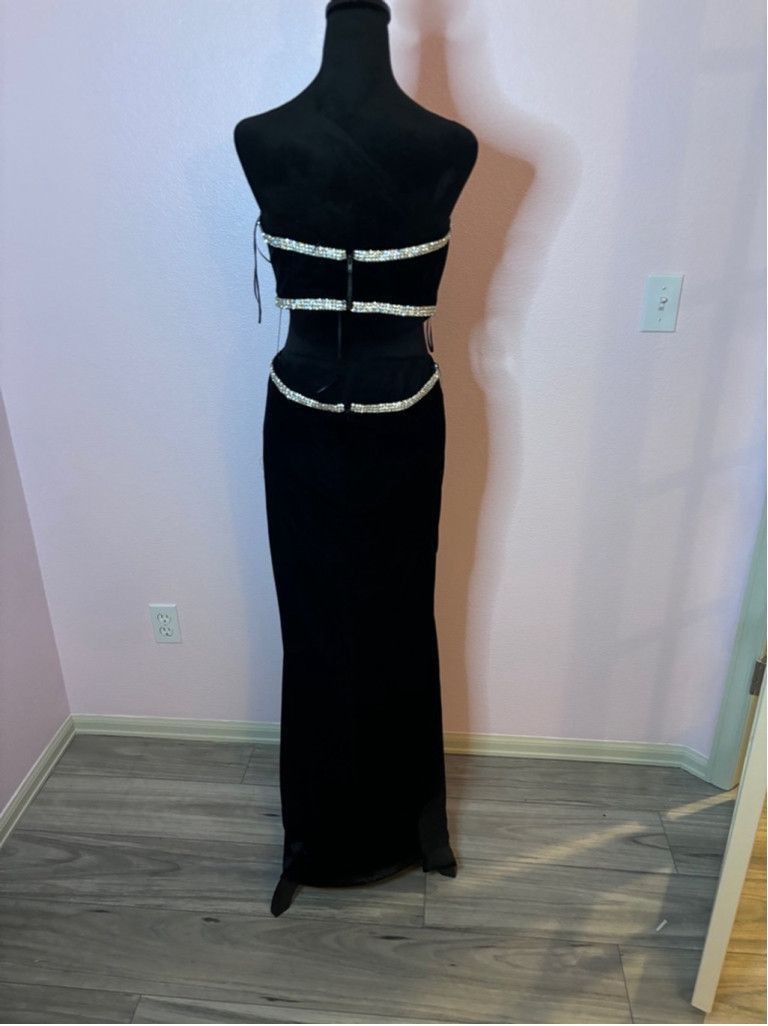 Dress the Population Women's Dress the Population Black Velvet Dress XL Size XL / US 12-14 / IT 48-50 - 5 Thumbnail