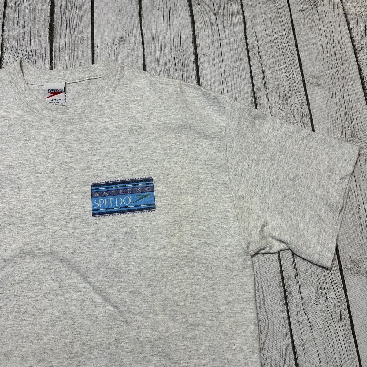 Speedo × Vintage Vintage Speedo Sailing tee Size US XL / EU 56 / 4 - 4 Thumbnail
