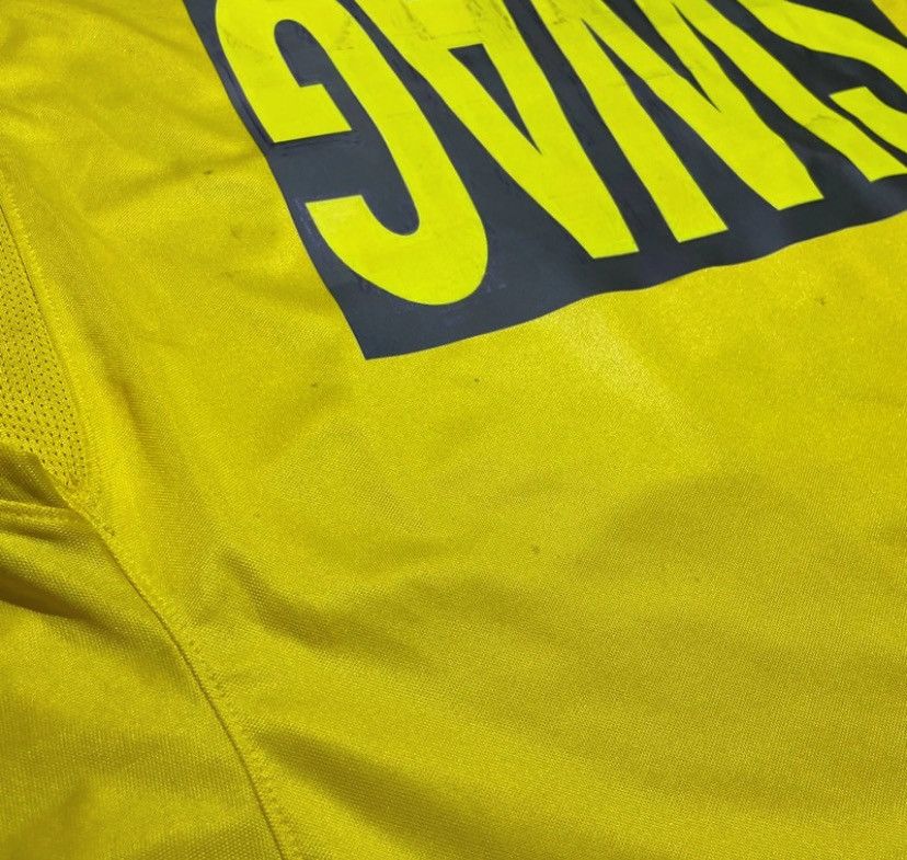 Designer × Vintage Swag Sportwear Archive Yellow Hand-printed Football Jersey Size US L / EU 52-54 / 3 - 3 Thumbnail