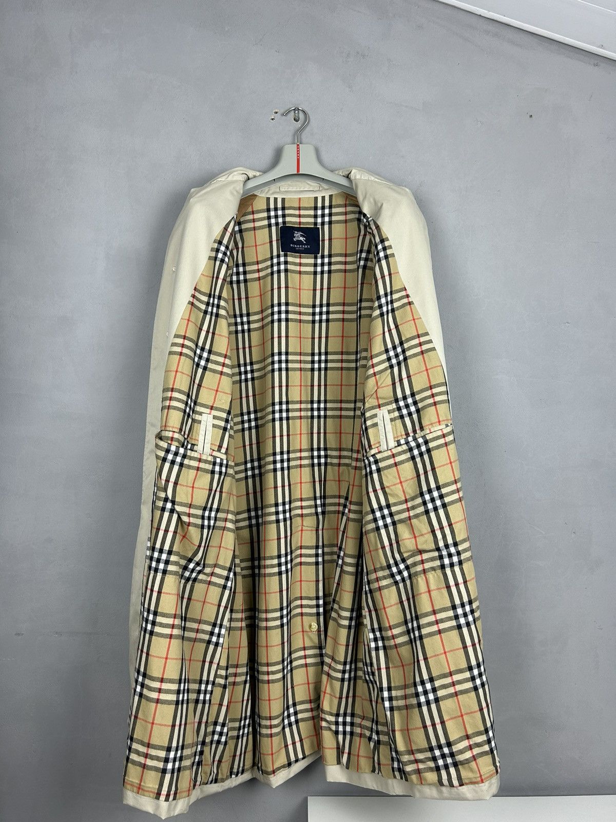 Burberry Burberry London Trench Coat Nova Check Beige Made in England Size US XXL / EU 58 / 5 - 4 Thumbnail