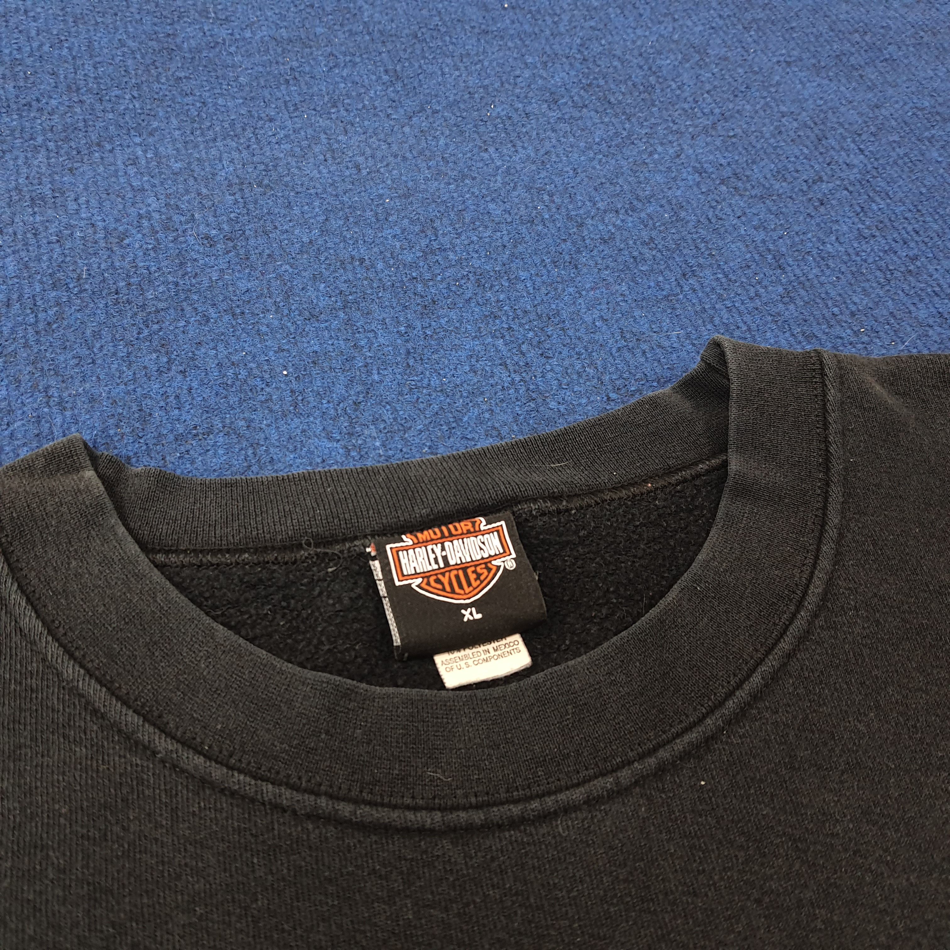 Harley Davidson × Vintage Vintage Harley Davidson Motor Cycles Sweatshirts C221N23 Size US XL / EU 56 / 4 - 6 Thumbnail