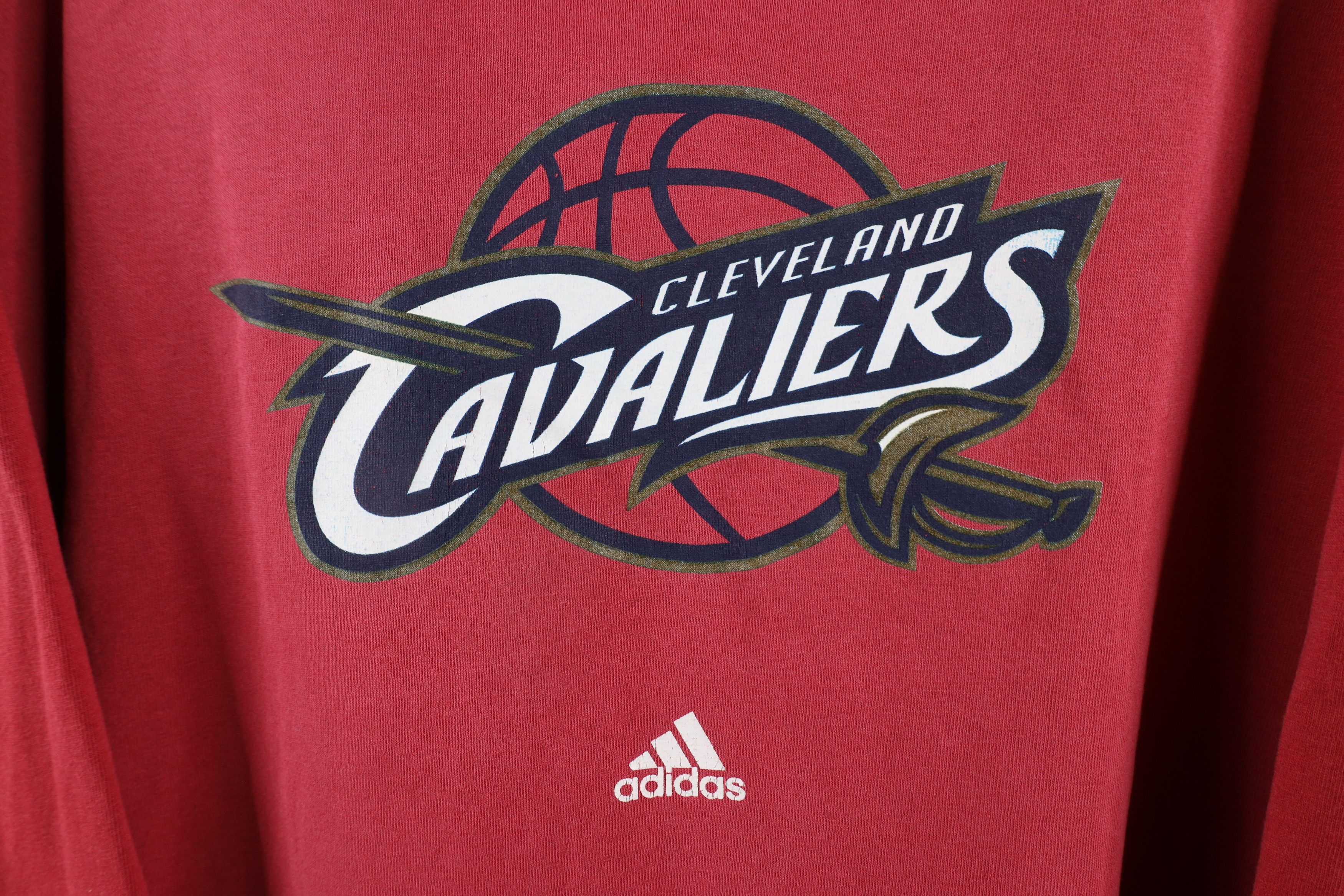 Adidas × Vintage Vintage Adidas Cavaliers Basketball Long Sleeve T-Shirt Size US XXL / EU 58 / 5 - 4 Thumbnail