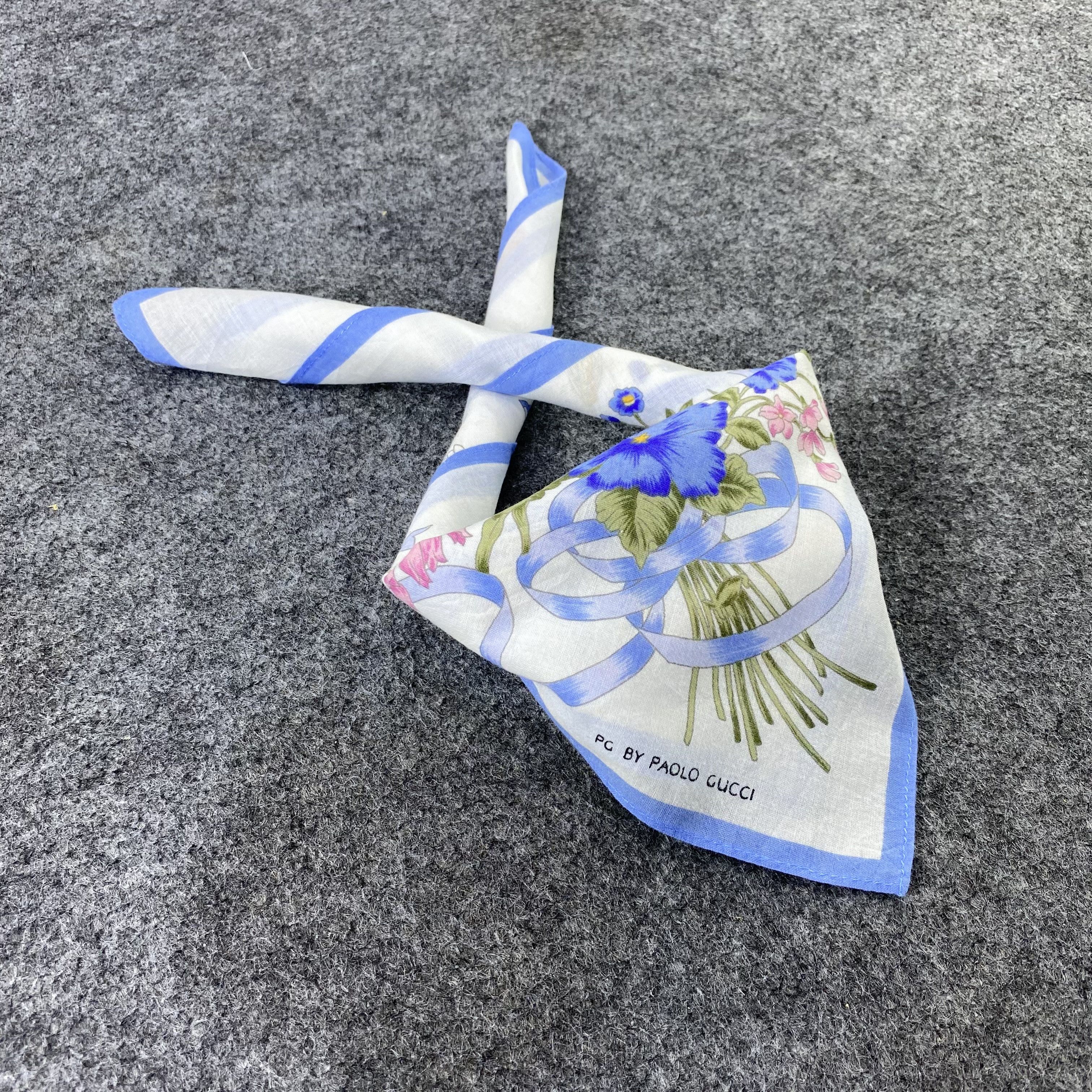 Paolo Gucci Paolo Gucci Handkerchief / Bandana / Neckerchief-B1387 Size ONE SIZE - 1 Thumbnail