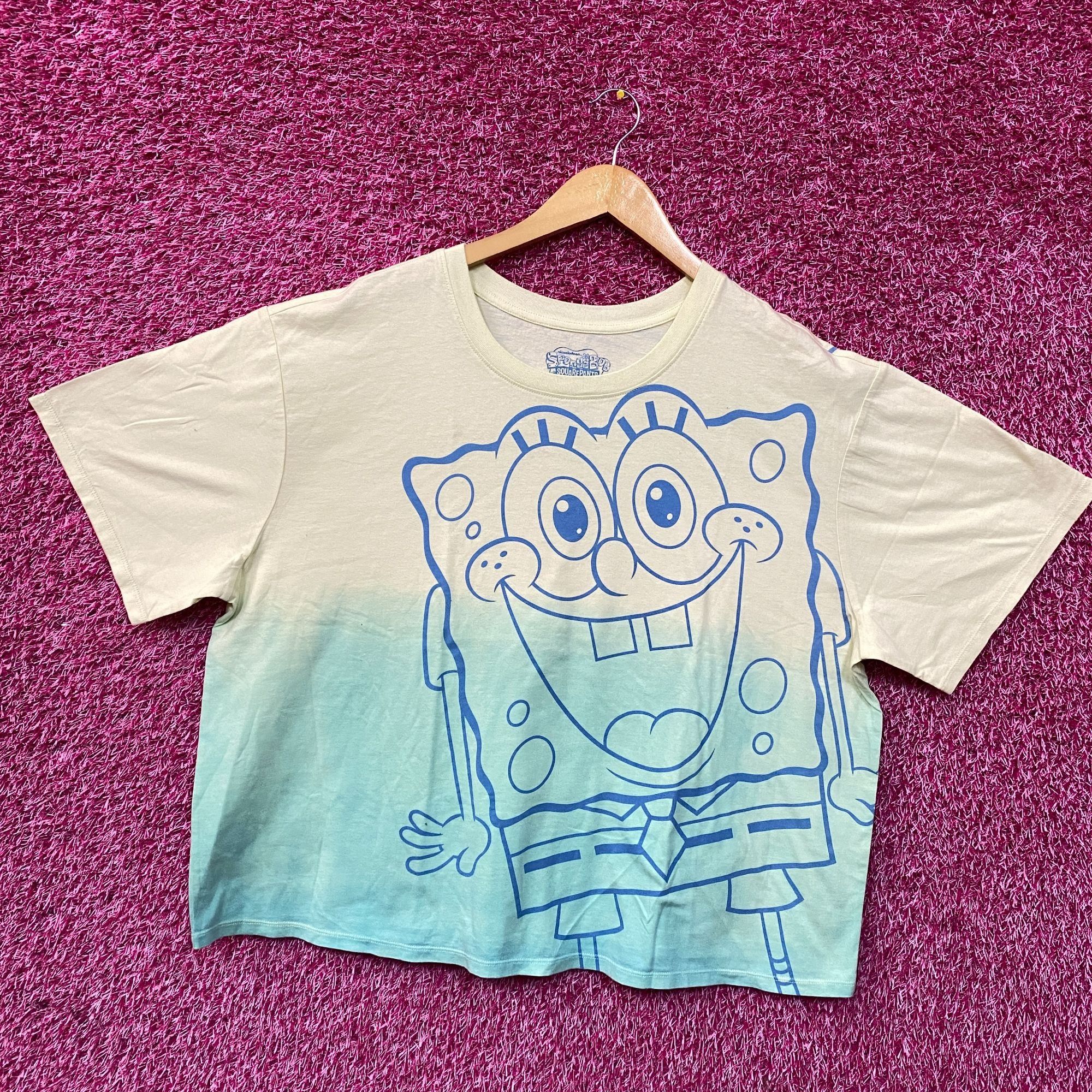 Nickelodeon Nickelodeon SpongeBob SquarePants Ombre Blue Croptop 1X Size XL / US 12-14 / IT 48-50 - 3 Thumbnail