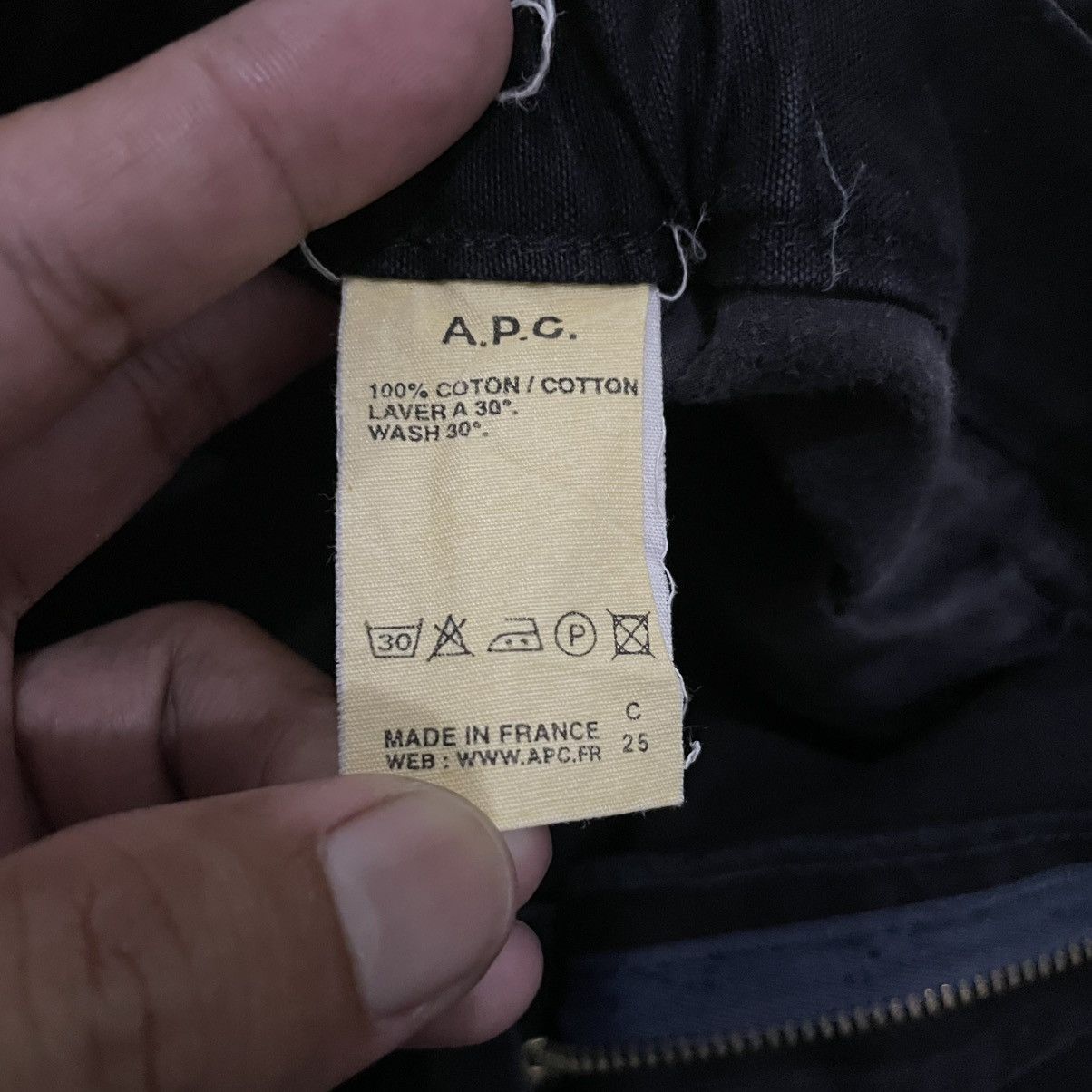 A.P.C. A.P.C Super Black Pants made in France Size US 31 - 3 Thumbnail