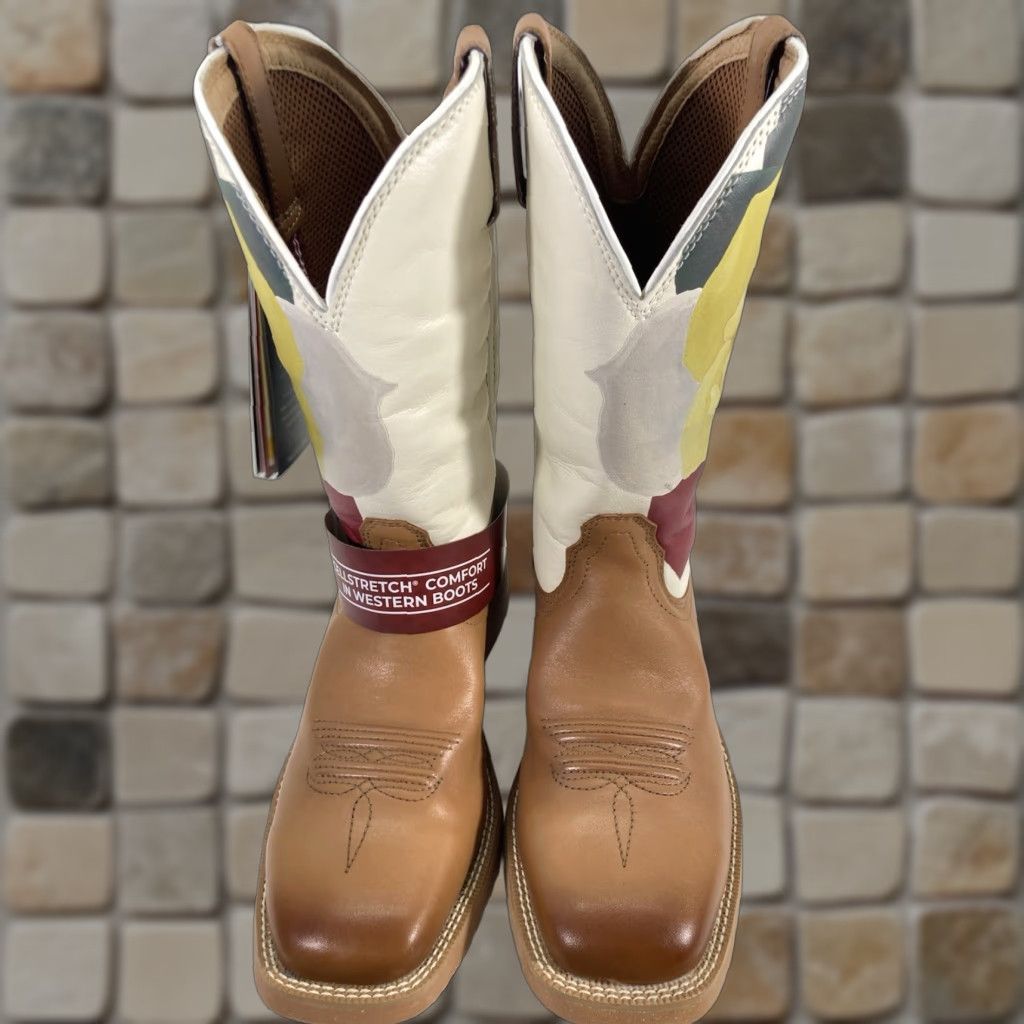 Twisted X Twisted X Boots Western Olivia Bennett Yellow Rose Texas Boots Women Size 8 B NWT Brown Leather Rose Theme Ladies 8 Womens Size US 8 / IT 38 - 1 Thumbnail