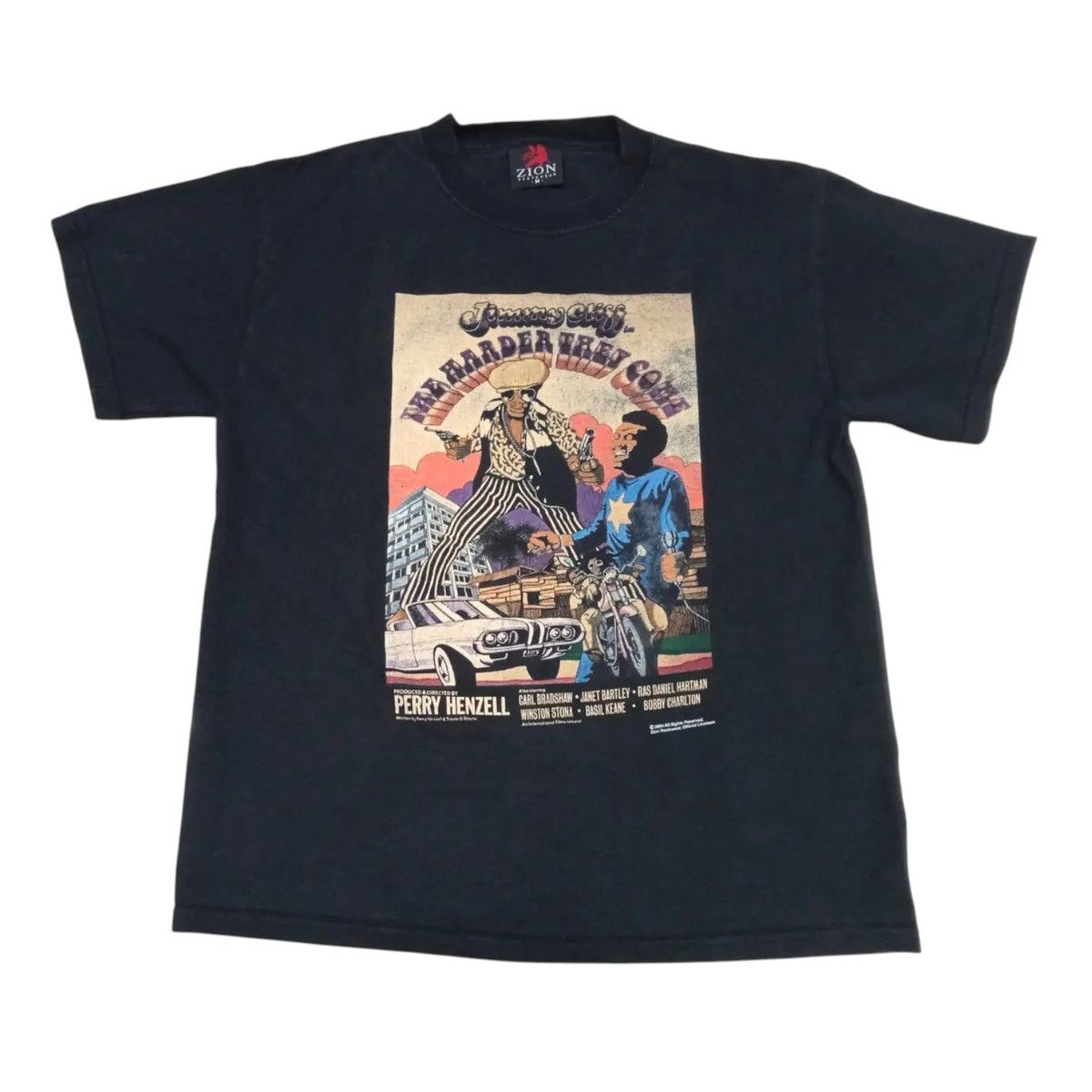 Vintage Vintage 00s Jimmy Cliff The Harder They Come Zion T-Shirt Size US M / EU 48-50 / 2 - 1 Thumbnail