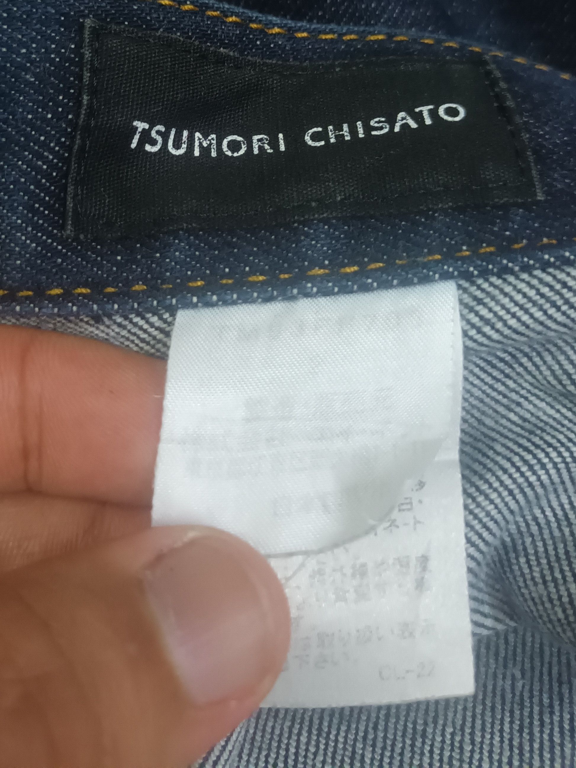 Issey Miyake 🔥 TSUMORI CHISATO RARE DESIGN DENIM PANTS 🔥 Size US 32 / EU 48 - 4 Thumbnail