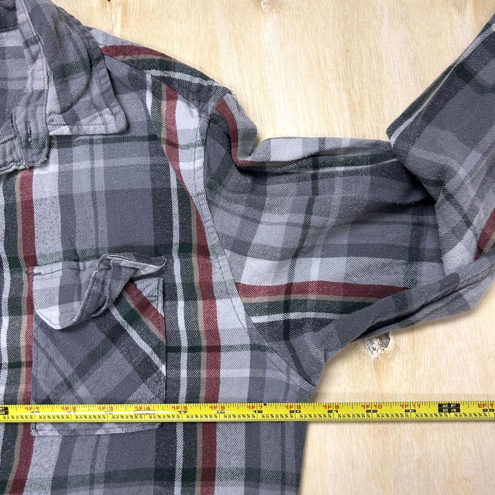 Vintage Tony Hawk Shirt Mens Medium Gray Plaid Flannel Long Sleeve Button Up Casual Y2K Size US M / EU 48-50 / 2 - 3 Thumbnail