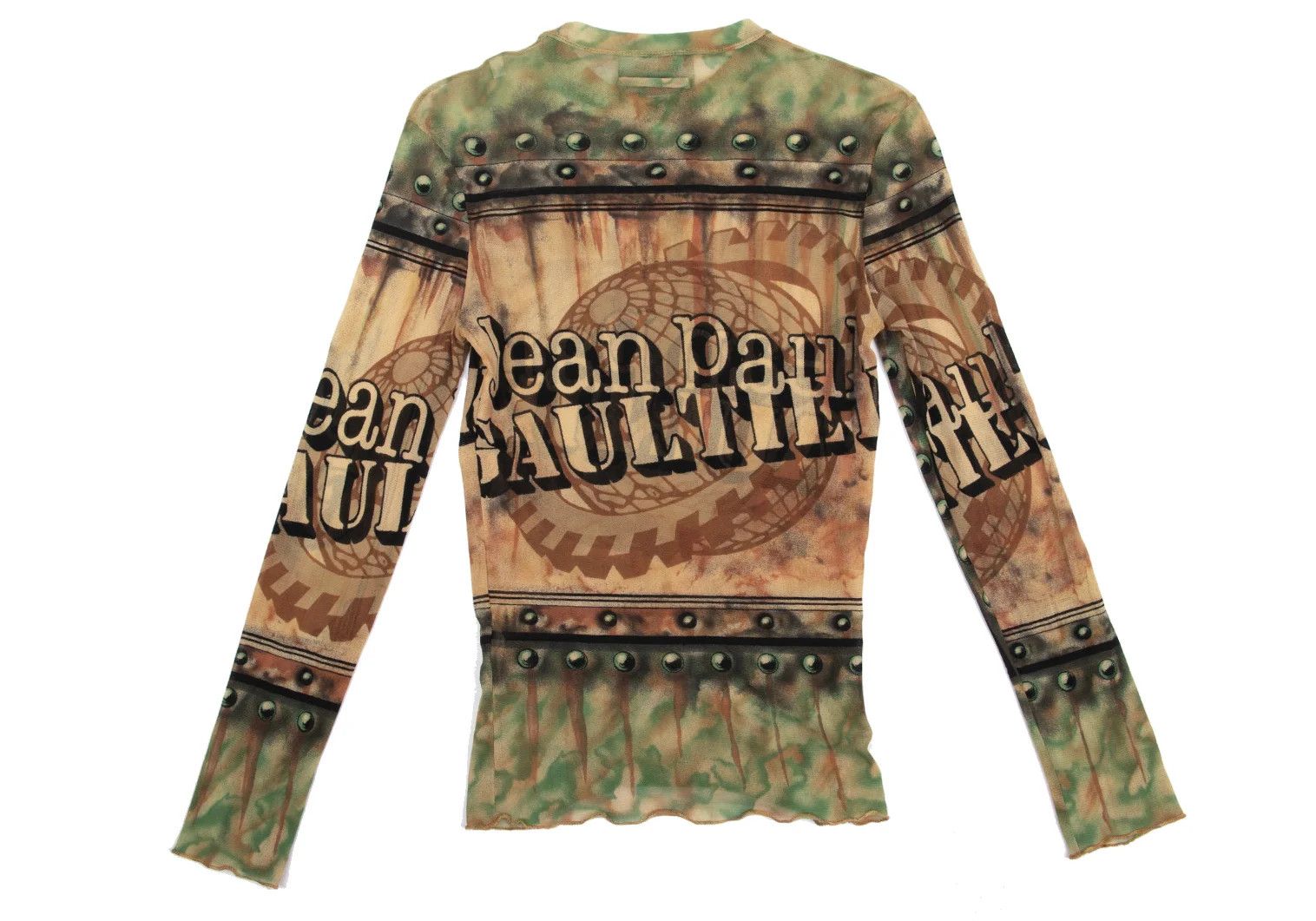 Jean Paul Gaultier Multi Logo Print Power Net Top size 48 Size US M / EU 48-50 / 2 - 10 Thumbnail